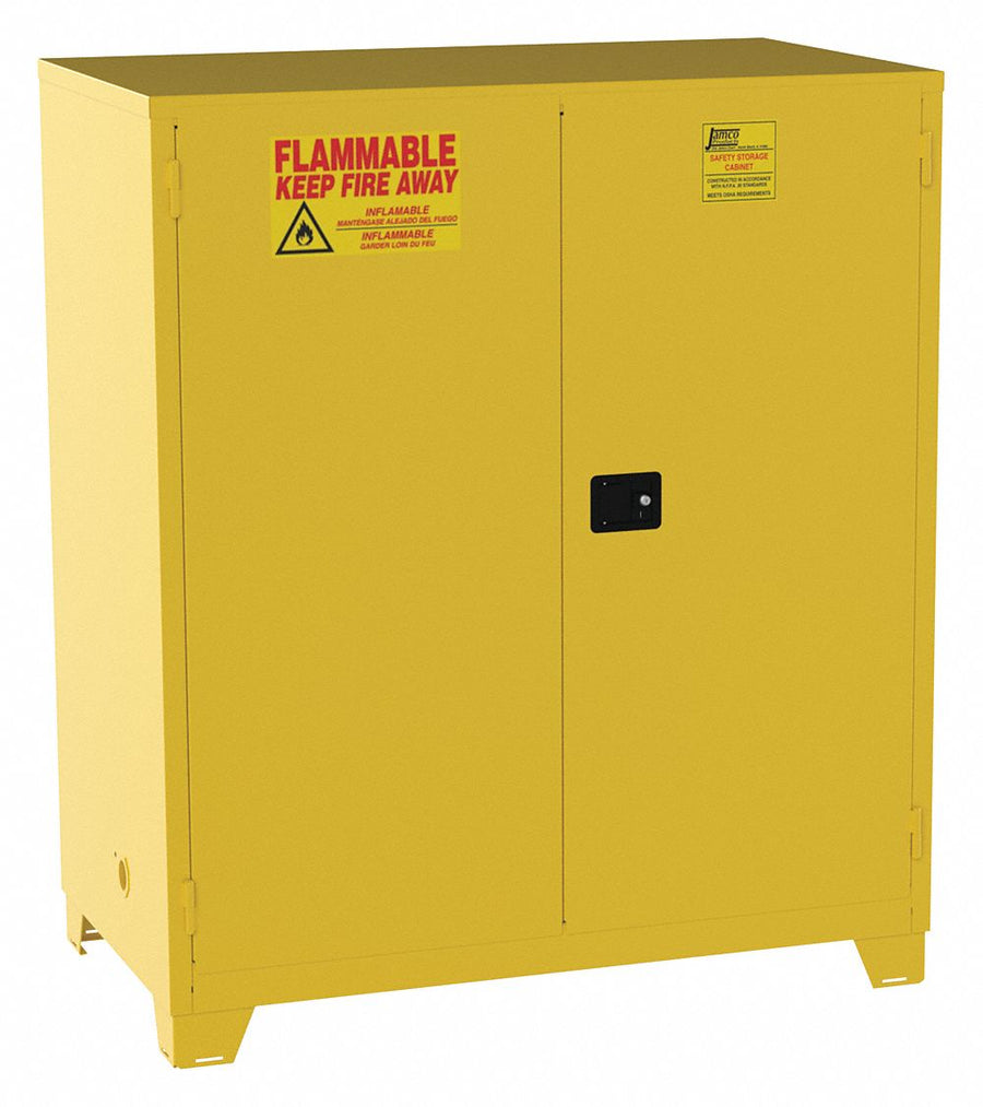Flammable Safety Cabinet 120 gal Yellow