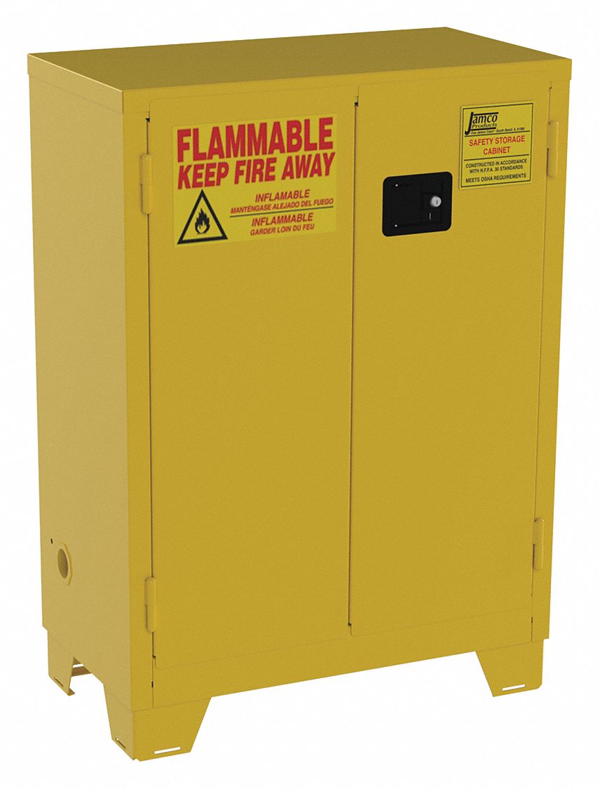 Flammable Safety Cabinet 28 gal Yellow