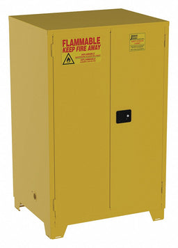 Flammable Safety Cabinet 90 gal Yellow