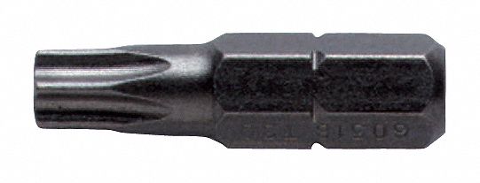Insert Bit SAE 1/4 Hex T15 1 S2 Steel