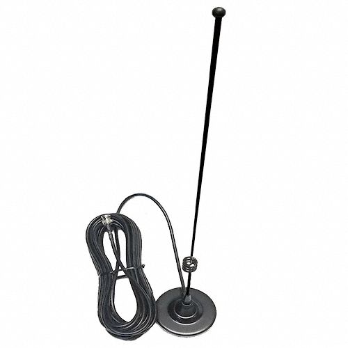 Antenna Magnetic Mount 21Hx4W In VHF/UHF