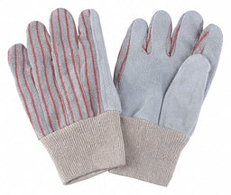 D1564 Leather Gloves Red Striped XL PR