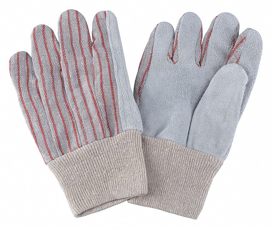 D1564 Leather Gloves Red Striped XL PR