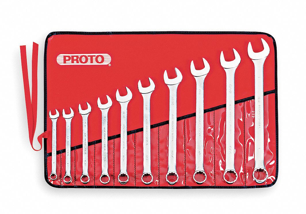 Combo Wrench St Steel Satin Stnrd Ofst