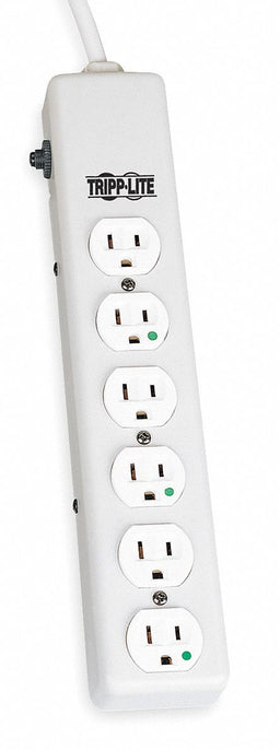 Outlet Strip 6 Outlet 15A 13-3/4 L Wht