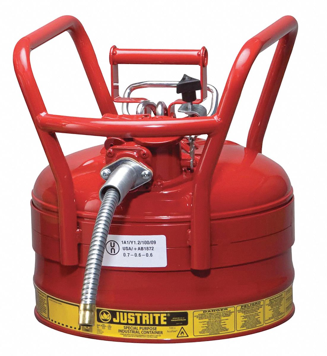 Type II DOT Safety Can 16-1/2 in H Red