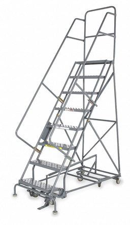 Rolling Ladder Hndrl Platfm 80 In H