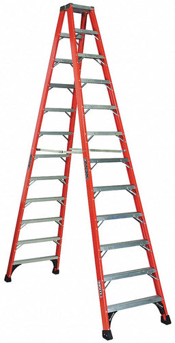 Twin Stepladder Fbrgls IAA 12ft FM1400HD