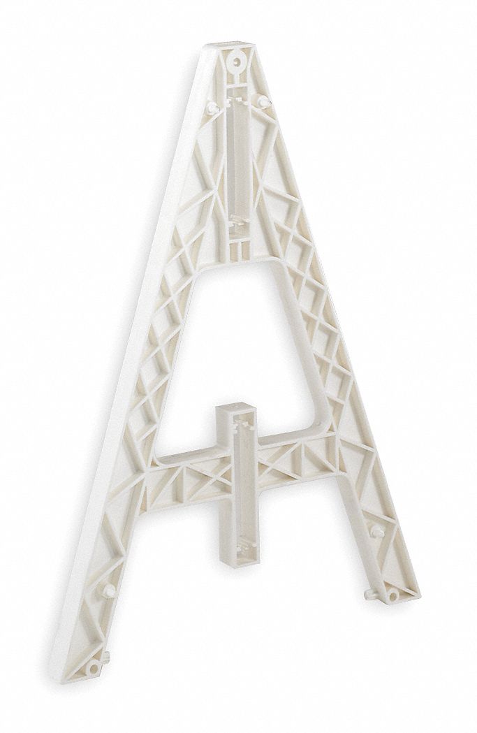 A Frame Barricade Polypropolyne White