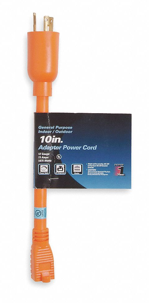 Locking Cord Adapter 15A L5-20 5-15