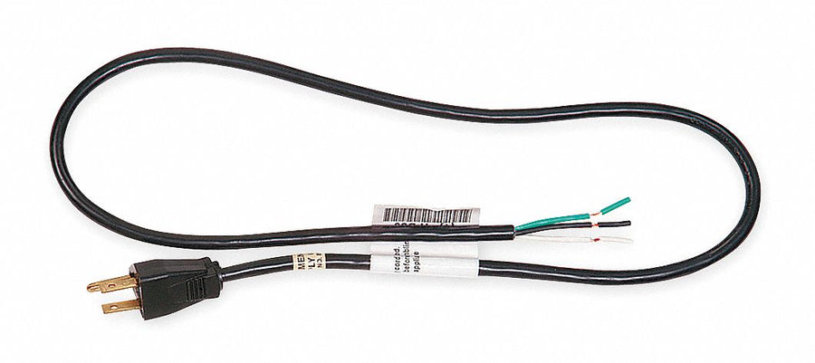 Power Cord 5-15P SJT 3 ft Blk 10A 18/3