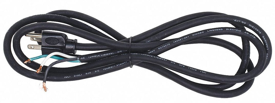 Power Cord 5-15P SJO 8 ft Blk 13A 16/3
