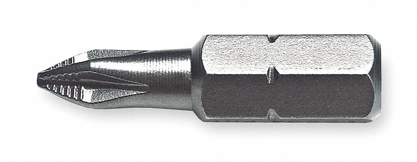 Insert Bit SAE 1/4 Hex #3 1 S2 Steel