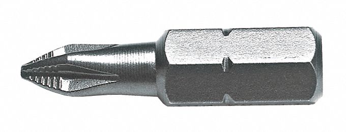 Insert Bit SAE 1/4 Hex #1 1 S2 Steel