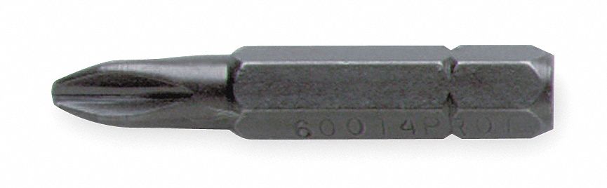 Insert Bit SAE 1/4 Hex #1 1 S2 Steel