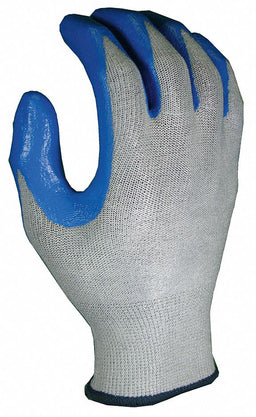 Coated Gloves Blue/Gray L PR