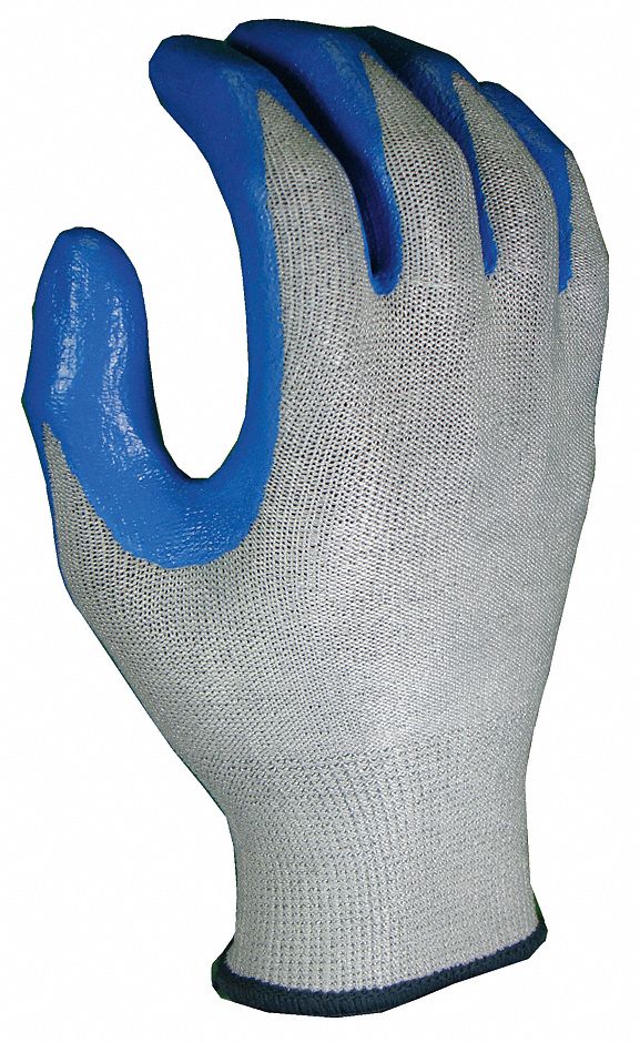 Coated Gloves Blue/Gray M PR