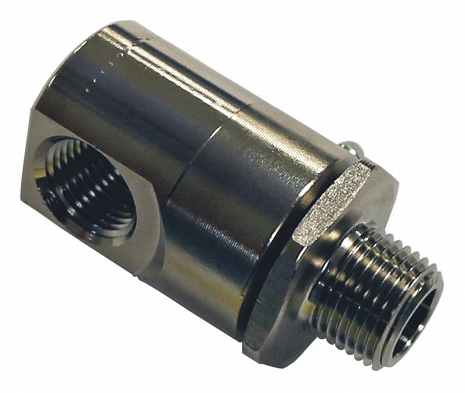 Swivel 90 Deg Steel 1/2 in FNPT Inlet