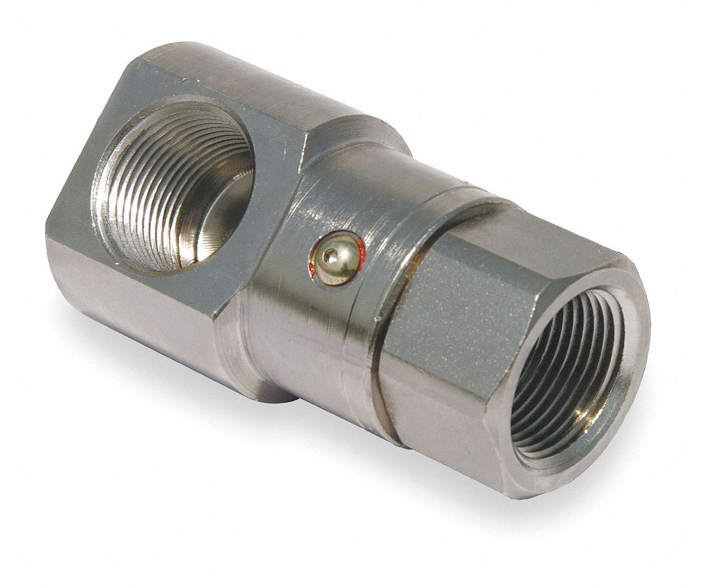 Swivel 90 Deg Steel 1 in FNPT Inlet
