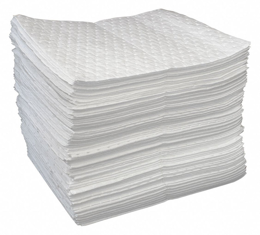 Absorb Pad Oil-Based Liquids White PK100