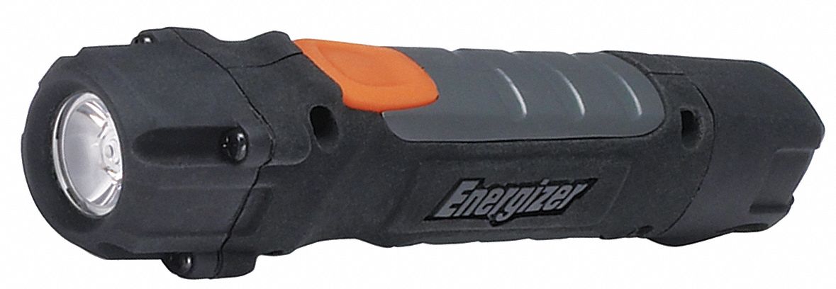 Handheld Flashlight Plastic Black 300lm
