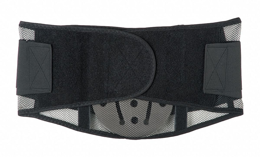 D0586 Back Support with Lumbar Pad Black S