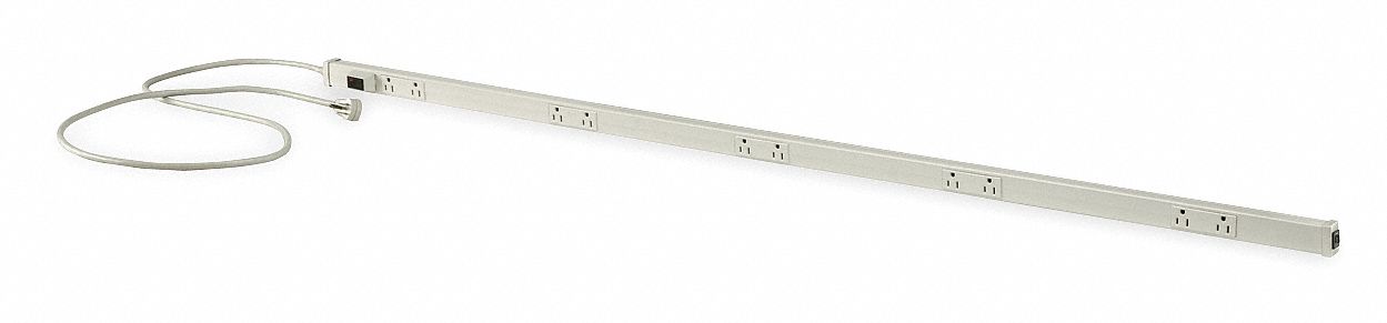Outlet Strip 10 Outlet 15A 60 L Wht