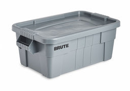 F8714 Storage Tote Gray Solid Plastic