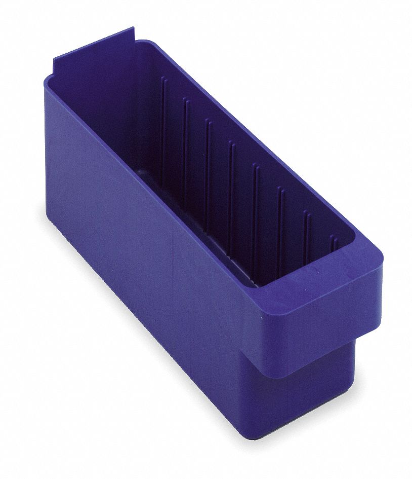D5565 Drawer Bin Blue Polystyrene 4 5/8 in