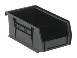 Hang and Stack Bin Black PP 3 in