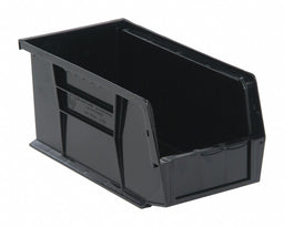 Hang and Stack Bin Black PP 5 in