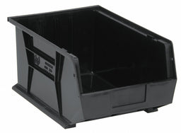 Hang and Stack Bin Black PP 8 in