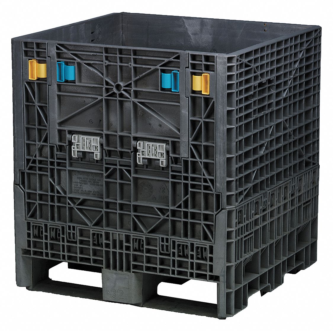 Clps Bulk Ctr Black Solid 32 in