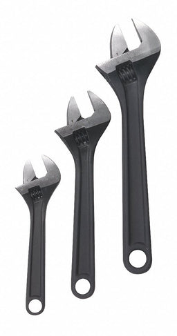 Adj. Wrench Set Stl Blk Phspht 6 to 10