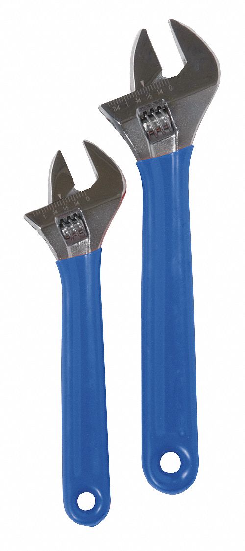 Adj. Wrench Sets Steel Chrome 4 to 6