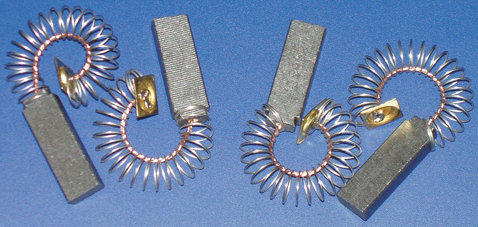 Motor Brush Set 1 1/8 in L 3/8 in PK4