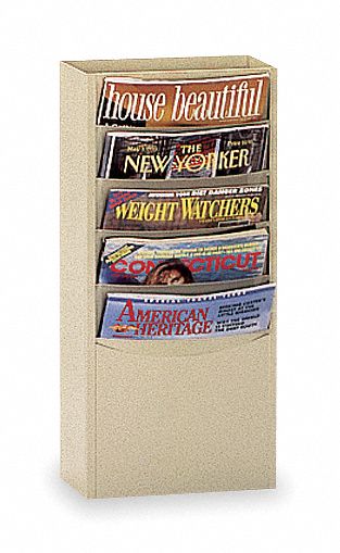 Literature Rack 20 1/4 H Tan