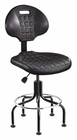 Drafting Chair 48 in H Black