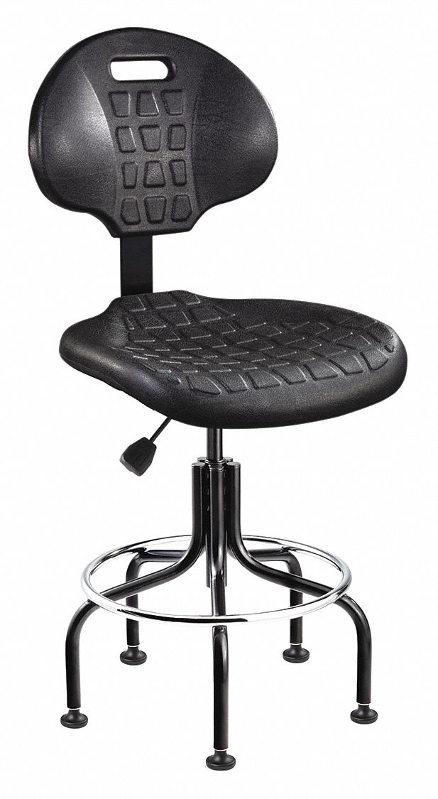 Drafting Chair 48 in H Black