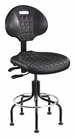 Drafting Chair 48 in H Black