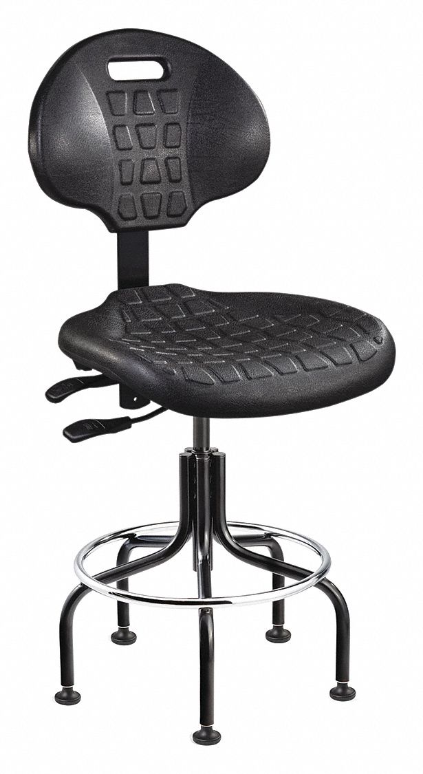 Drafting Chair 48 in H Black