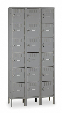Bx Lckr 6x3Lckr Gray 78 x36 x15 UnAssm