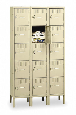 Bx Lckr 5x3Lckr Sand 66 x36 x15 Assm