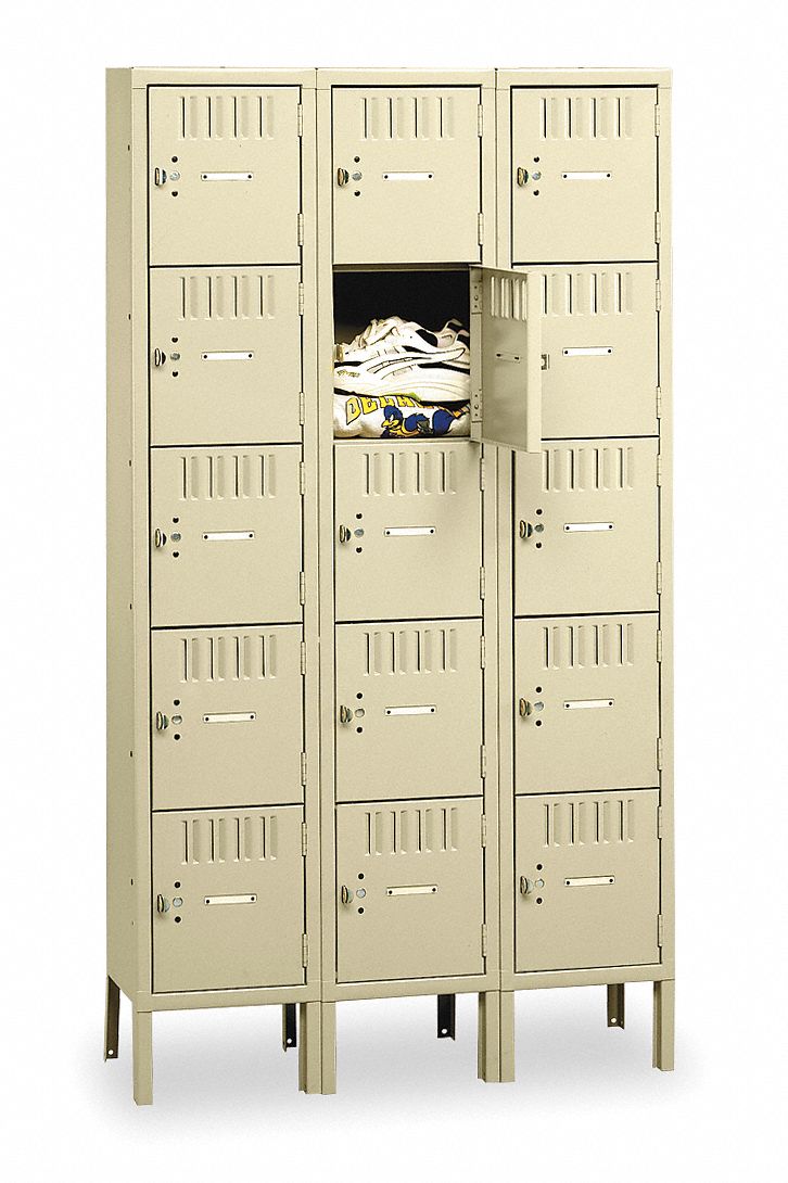 Bx Lckr 5x3Lckr Sand 66 x36 x15 Assm