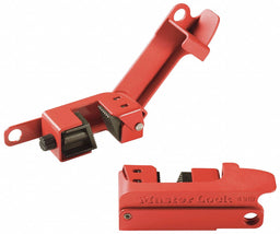 Circuit Breaker Lockout Toggle Steel Red
