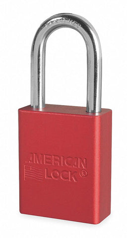 D1918 Lockout Padlock KD Red 1-7/8 H
