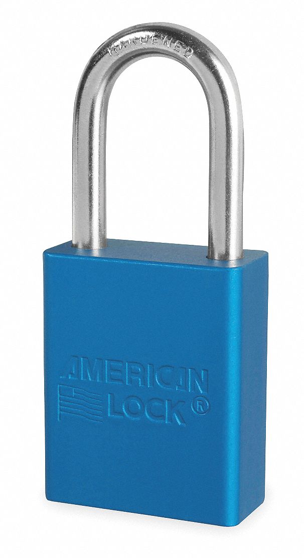 D1919 Lockout Padlock KA Blue 1-7/8 H