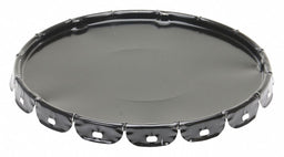Steel Pail Lid Black Steel