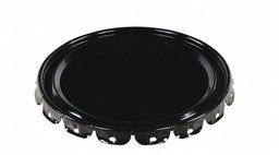 Steel Pail Lid Black Steel