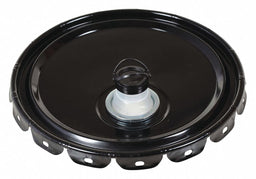 Steel Pail Lid Black Steel